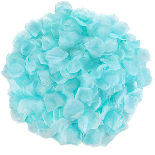 Wu ji rose petals wedding hand spreading flowers wedding room decoration atmosphere flowers chinese valentine's day confession proposal romantic roses tiffany blue ~ 1000 pieces