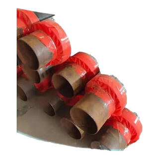 Plastic sheathed steel polyurethane prefabricated directly buried insulated pipe for central heating dn500 steel pipe for heating pipe 108*4 dn100 q235b