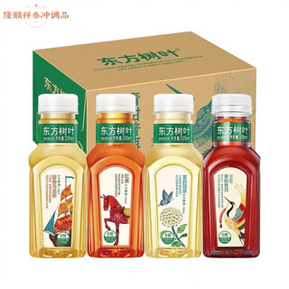 Shi fang yi new date nongfu spring oriental leaves 335ml jasmine tea oolong tea beverage spot wholesale new date spot quick delivery oolong tea 335ml*6 bottles