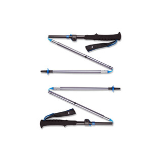 Black diamond hiking pole distance flz long-distance hiking stable support lightweight outdoor hiking pole gray blue 95-110cm