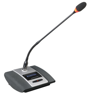 Yingsheng gifted soundgs wired conference microphone gooseneck double pole double round pole podium desktop speech condenser dual microphone (d type) gooseneck