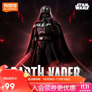 布鲁可积木人 星球大战超越版 达斯维达 潮玩手办男生玩具生日礼物