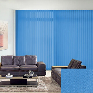 Office balcony curtain bedroom new vertical curtain customized vertical blinds partition curtain light-proof blinds willow dark blue encrypted blades 1.8 meters wide / high 1.8 meters high