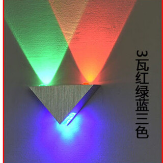 Yilin led wall lamp modern simple creative corridor aisle bar club ktv background wall decoration colorful color-changing light 3w green red + blue
