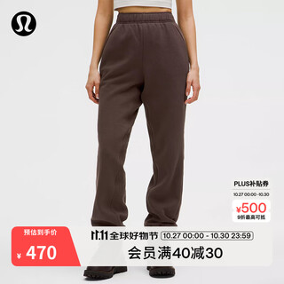 Lululemon丨scuba women's super loose mid-waist sweatpants lw5gx6a espresso color m