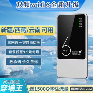 绅笙随身wifi新疆西藏云南广西可用2025款全国通用5ghz无限流量无线网络三网通用充电宝二合一移动wifi 【1万毫安】新疆西藏云南可用移动-内地三网通