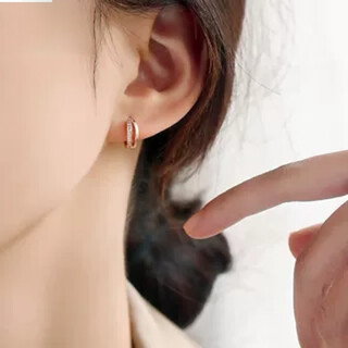 Goyn old phoenix gold store style 18k gold plated small hoop earrings earrings earrings earrings studs no-remove earrings new style fashionable rose gold s