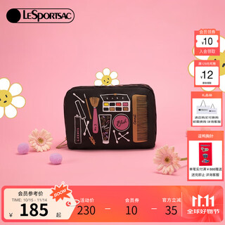 Lesportsac garden series storage clutch large capacity cosmetic bag for girls gifts girls’ cosmetics