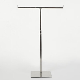 游复吟丝巾展示架 T字丝巾展示架挂包架包撑不锈钢服装店领带架子围巾架 T型银色拉丝