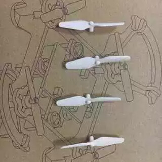 OTHER四轴Arduino无人机全套配件遥控飞行器学生DIY组装木制 A款飞行扇叶 官方标配