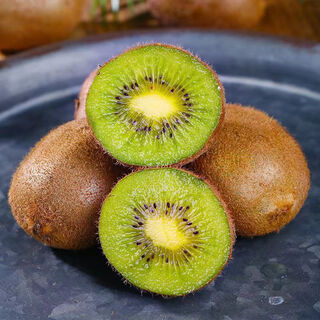 Shaanxi zhouzhi green heart xuxiang kiwi 30 pieces single fruit 60-80g fresh fruit kiwi fruit origin direct delivery xuxiang 15 pieces single fruit 60-70g (approximately 2 jin jin is equal to 0.5 kg of small fruit)