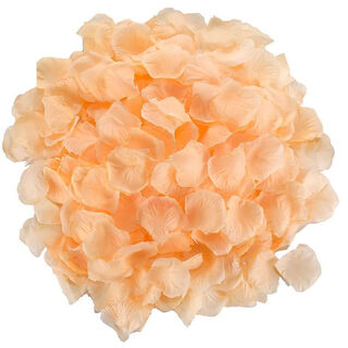 Wu ji rose petals wedding hand spreading flowers wedding room decoration atmosphere flowers chinese valentine's day confession proposal romantic roses champagne color~1000 pieces