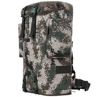Large capacity new camouflage backpack mountaineering bag cold area life carrying bag waterproof training camping backpack digital camouflage 100l 1000d