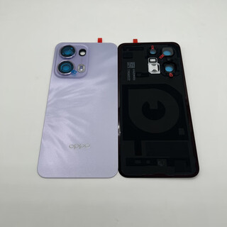 Oppo is suitable for opporeno13 original disassembly back cover pro original battery cover mobile phone back shell middle frame reno13pro original back cover butterfly purple with frame lens