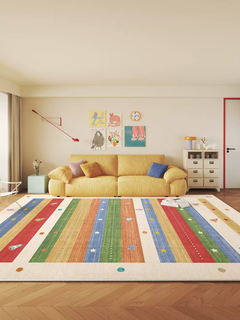 Fantasy anti-fall climbing mat floor mat children's baby carpet waterproof living room bedroom mat home baby thickened crawling mat dream children's fun-5r 60120cm bedside size recommended upgrade and thickening