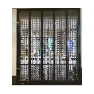 Hufen hufen glass wine cabinet wine cellar stainless steel solid wood wine cabinet customized constant temperature and humidity various materials