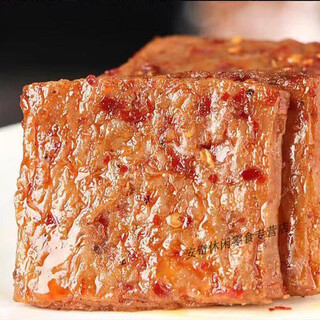 Keqin a+ fried dried tofu dried tofu braised fragrant bean skewers 32g cute spicy soy products casual spicy strips childhood snacks spicy fried dried tofu (30 packs 120 pieces)