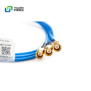 Zhongji united gss405 rf cable sma male-sma male rf radio frequency line high frequency test cable meets 18ghz gss405/sma-j male 40cm