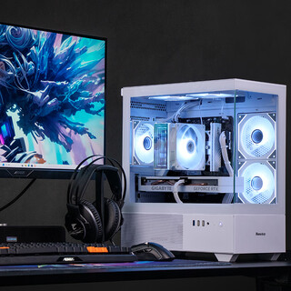 Asus core i5 14490f/14600kf/i7 14700kf+5060/5070/ti desktop sea view room game ai desktop computer host diy assembly machine with one 14490f/16g/500g/no card