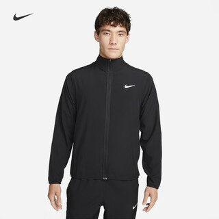 Nike men's fitness yoga jacket winter training quick-drying versatile woven jacket nike form fb7500 010 black/silver xl