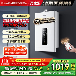 Macro balanced gas water heater, 15% off national supplement, 10 liters r2 constant temperature variable wifi remote control bathroom open kitchen special jsg20-10r2 natural gas