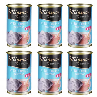 Miami (miamormao) imported from germany miamor miami health soup soup can soup bag kidney urinary canned cat cheating water god 6 cans gift box tuna (date 26 years later) 1 box