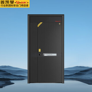 鑫凯曼T型铝包边凯韵子母1160*2050防盗门安全门防弹门