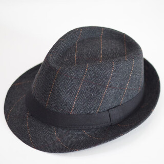 Billsurf old man hat men's spring and autumn hat woolen hat middle-aged dad gentleman hat old man hat winter suit jazz hat black one size 56-58cm)