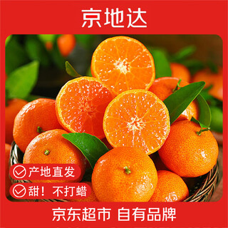 京地达 广西砂糖橘净重3斤 现摘蜜桔砂糖桔 生鲜水果 源头直发包邮