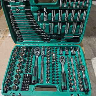 Ye yu 216-piece auto repair tool set socket wrench combination car repair complete wrench set 216-piece set 24-tooth auto repair model (guaranteed replacement if broken)