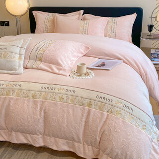 Mercury series high-end class a thickened baby velvet milk velvet four-piece coral velvet sheet and quilt cover light luxurious bedding wizard of oz-cardamom jade class a maternal and infant grade thickened 1.8m sheet style four-piece quilt cover 200*230