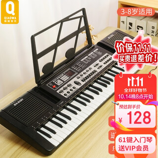 俏娃宝贝（QIAO WA BAO BEI）电子琴儿童玩具小钢琴宝宝益智玩具男孩女孩乐器生日礼物幼儿园