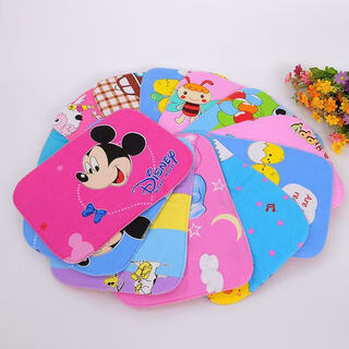 Other baby diaper pads waterproof breathable washable newborn children small baby diaper pad leak-proof diaper pad large waterproof length 35-width 25cm seamed (10 pieces) baby girl