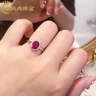 Fat donglai same style 18k gold ruby ring pigeon blood diamond ring for women 18kl white gold diamond ring european and american retro 1 carat (us size 5-9) notes on photo