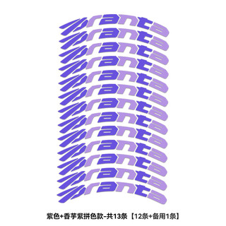 Guka (guka) xide sheng ad350 tire sticker xide sheng ad350/300 universal clothing road bicycle tire color change taro purple + purple (two wheels total 13 pieces)