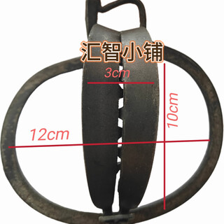 Guangxi guy. outdoor spring tooth round new iron clip 5 pieces (send rope) 12 cm diameter (5 pieces) with plate