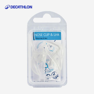 Swimming equipment earplugs and nose clip set with rope to prevent loss of silicone silicone for boys and girls iva4 white nose clip removable tie