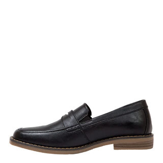 Deer stags children's loafers boys' leather shoes easy to put on and take off comfortable formal shoes black 12.5 little kid