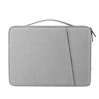 Yituyike multifunctional ipad storage bag plus velvet shockproof and dustproof tablet bag inner sleeve bag portable storage bag light gray 13 inches