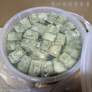 Chiqingpai northeastern specialty kedong flavor stinky tofu green recipe old-fashioned traditional green recipe stinky tofu 550g. will buy 30 pieces (460-