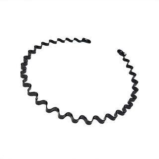 Miilova men's hair hoop men's broken hair clip sports hair band men's wavy hoop hair bundle hairpin short hair headwear 3mm wavy hair hoop