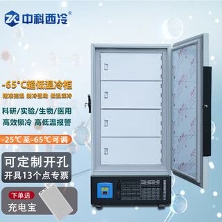 中科西冷超低温冰箱-80 商用立式科研实验冰柜-60度 医用疫苗-40低温冷冻柜 机械零件冷装工业深冷保存箱 DL-428(-65)760×865×1975mm