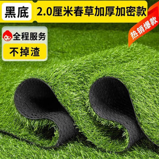 Elegant ground decoration lawn simulation artificial plastic fake turf artificial carpet balcony outdoor kindergarten green bedding 2.0 cm spring grass encrypted grass