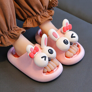 Xi'er children's sandals for boys and girls, comfortable to step on in summer, home bathroom sandals, baby indoor soft-soled slippers, inner length 17, suitable for feet around 16cm