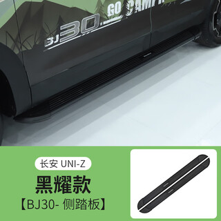 2024 new beijing bj30 car pedals original modified special accessories pedals on both sides of the threshold strip 24 bj30 pedals (black yao model thickened panel)