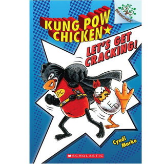 英文原版  Kung Pow Chicken 宫保鸡丁1  赠音频 全彩趣味爆笑桥梁章节书蓝思550-590L 6-12岁 学乐大树Branches系列美国学乐出版社  小学教辅