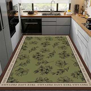 Yusenyi diatom mud anti-dirty floor oil-proof floor mat wipeable oil-proof kitchen professional mat no-wash household absorbent newly upgraded diatom mud mat yy4140 80x160cm (water-absorbing and quick-drying diatom mud anti-slip mat)
