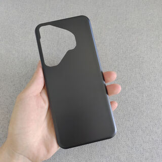 Suitable for huawei pura70 back cover glass pura70pro to replace the original back shell mobile phone battery cover back screen pura70pro feather sand black back cover with adhesive + heat dissipation sticker