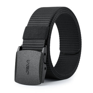 Extreme (jevi) belt men's trouser belt women's jeans belt military training trendy ins style young people's canvas belt passes security check