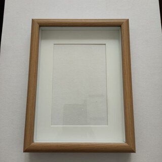 叶余适用于书法相框作品周岁手足印书法礼物diy8寸a4a3相框书法裱框自装 空框+卡纸+2张软卡宣纸(白色) 8寸 (15*20cm)高透玻璃